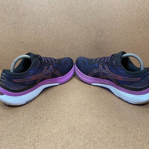 Asics Womens Gel-Kayano 29 Running Shoes Black/Purple Size10 Lightweight Comfort - Picture 5 of 8
